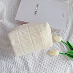 Checkered Makeup Bag