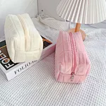 Checkered Makeup Bag